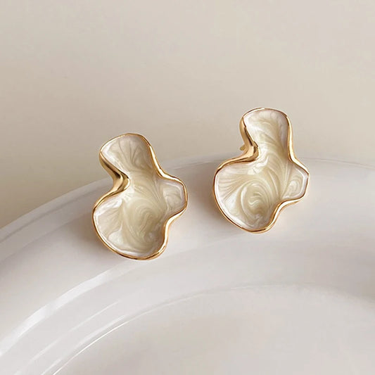 Silk Wave Studs