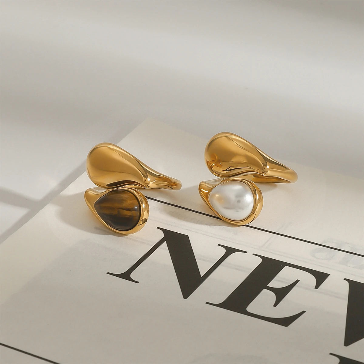 Icon Teardrop Ring