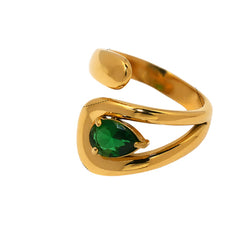 Emerald Bloom Ring